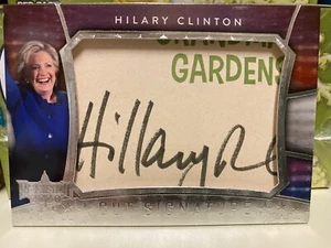 Hillary Clinton 2020 Leaf Decision Auto Card 1 ST LADY President Autograph - Bild 1 von 2