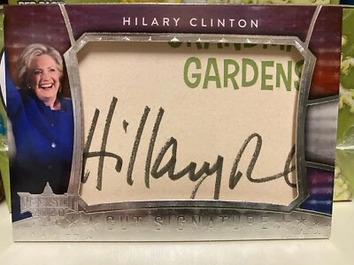 HILLARY CLINTON 2020 Leaf Decision Auto Card 1 ST LADY President Autograph - Image 1 of 2