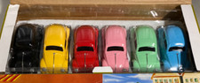 Vintage Superior Volkswagen Beetle Punch Buggy Diecast 1/24 Model 6 Pk