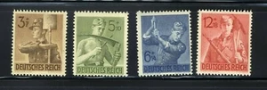 1943 Germany Nazi STAMP Third Reich Labor Service Corpsmen Swastika Deutsch MNH - Picture 1 of 1