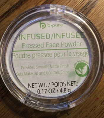 b pure Infused Pressed Face Powder .17oz Sets Makeup and Controls Shine - Image 1 of 3