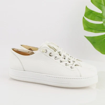 Zapatilla deportiva Paul Green Hadley para mujer talla 9,5 blanca plataforma entrenador zapato con cordones Foto 1 de 4