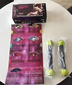 ZUMBA Fitness EXHILARATE 7 DVDs Exercise Weight Loss Dance & Toning Sticks - Picture 1 of 6