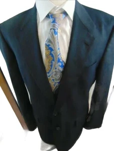 Hart Schaffner Marx Herren 40L Gold Trompeter Anzug 34 x 33 anthrazit grau gestreift - Bild 1 von 10