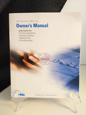 2004 Dell Dimension 4600 Series Owner's Manual Lightly Used - Image 1 of 4
