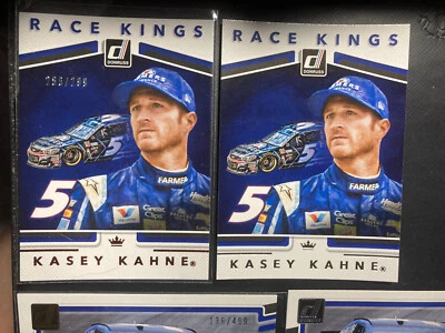 KASEY KAHNE Lot of 18 NASCAR cards 2010-2018 inserts, #'d Panini & Donruss ++ - Image 1 of 4