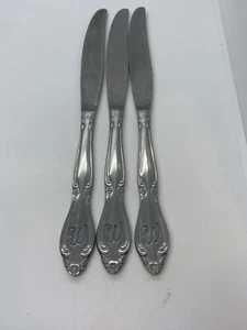 monogram stainless modern knife custom craft Lot Of 3 - Picture 1 of 3