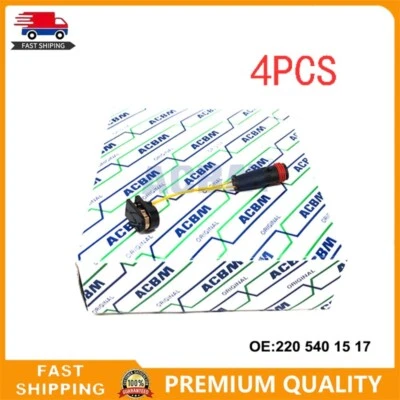 4x Sensor de desgaste de pastillas de freno de disco delanteras y traseras para Mercedes-Benz G55 AMG W164 ML350 Foto 1 de 4