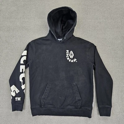 Icecream Hoodie Streetware Culture Pharrell Williams NIGO Size Small Black FLAWS - Image 1 of 4