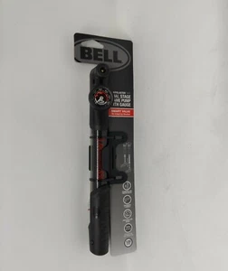 Pompa telaio Bell AIRBLASTER 850 doppio stadio con manometro bici bicicletta NUOVISSIMA - Foto 1 di 2