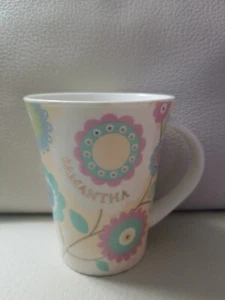 Samantha Coffee Mug Cup flower design by History & Heraldry - Picture 1 of 7