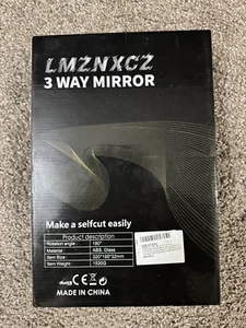  3 Way Mirror For Self Hair Cutting,360 Haircuts Mirror Men For Barber Us - Picture 1 of 2