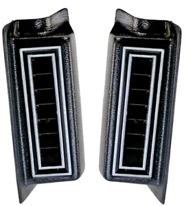 Rectangle Kick Panel Vent/Louver, Pair, for 2" Duct Hose [32-14] - Picture 1 of 3