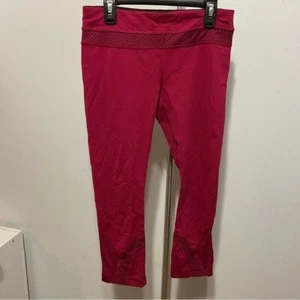 Lululemon rote kurze Leggings Größe 6 - Bild 1 von 7