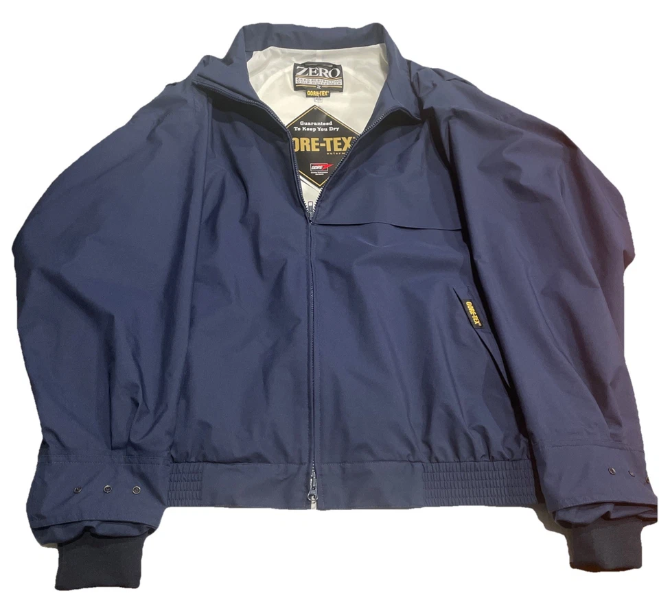 Zero Restriction Jacket Mens 2XL Navy Blue Gore-Tex Waterproof Golf USA Made - Image 1 of 4