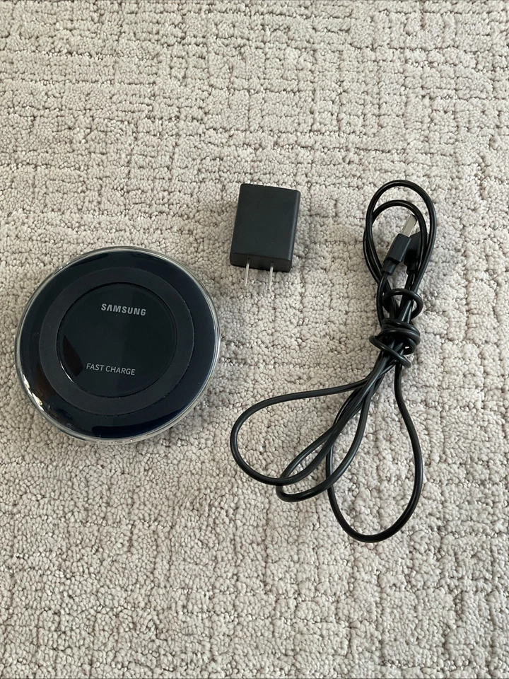 Samsung Fast Charge Qi Wireless Charging Pad EP-PN920 Charger W/ Cable,wall Plug - Image 1 of 4