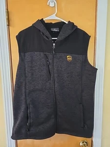 United Parcel Service UPS Uniforme Grigio Gilet Zip Up XL Pile - Foto 1 di 6