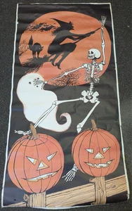 Rare Vintage 1950s PSI Halloween Large Door Cover Paper Poster 72x36 Decoration - Bild 1 von 10