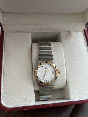 OMEGA Constellation Stainless Steel 18K Yellow Gold 33mm Quartz Watch White - Image 1 of 4