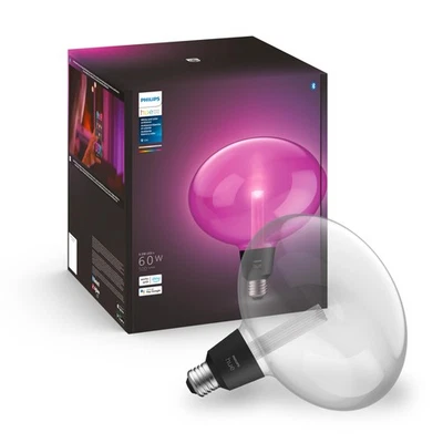 PHILIPS HUE LIGHTGUIDE ELLIPSE SMART LED BULB HANDBLOWN GLASS 577460 - WHITE - Image 1 of 4
