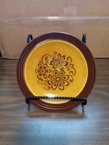 Mid Century Vintage Homer Laughlin Andre Ponche Gold Glade Bread Dessert Plate  - Picture 1 of 2