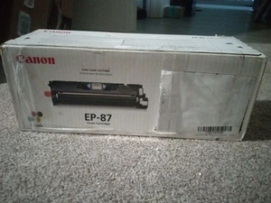 Canon EP-87 Black Toner Cartridge, Standard Yield (7433A005AA) EP87BK Sealed - Picture 1 of 5