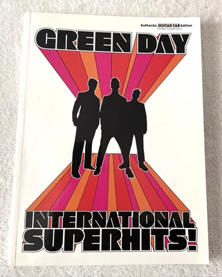 SUPERHITS INTERNACIONAIS GREEN DAY! Autêntico livro de canções edição tabulação guitarra 2001 - Imagem 1 de 4
