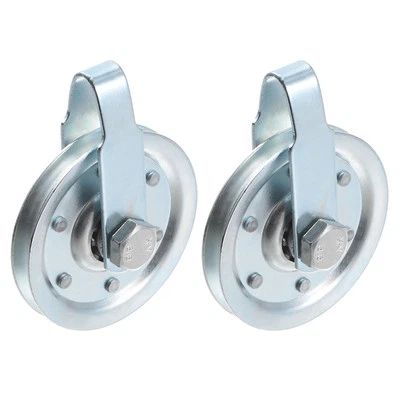 2 Set Garage Door Pulley 76mm 3 Inch OD Garage Cable Pulley for Garage Door Foto 1 de 4