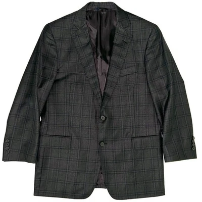 Brooks Brothers Regent REDA Italian Wool Blue/Black/Gry Plaid Blazer Jacket 40 S - Image 1 of 4