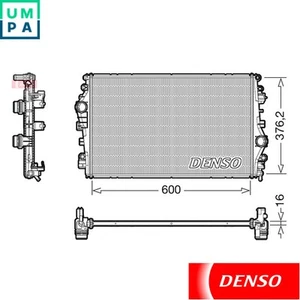 RADIATOR ENGINE COOLING DRM01009 FOR ALFA ROMEO GIULIA 55275156/84636 2.1L 4cyl - Picture 1 of 6