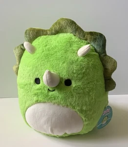 Peluche Squishmallows FuzzAMallows 12" Tristan the Triceratops - Imagen 1 de 7