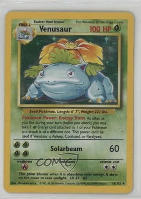 Venusaur Holo Pokemon Base Set #15 1999 - Image 1 of 3
