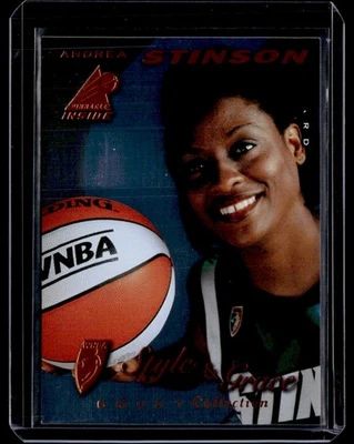 1997-98 Pinnacle Inside WNBA Court Collection Andrea Stinson #77 - Image 1 of 2