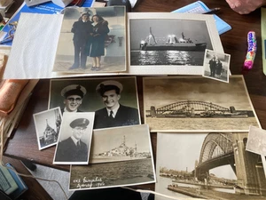 Lot British Royal Navy H.M.S Euryalus Navy War Ship Photographs plus others++++ - Picture 1 of 12