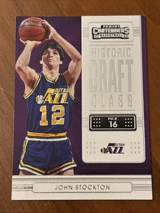 2022-23 Contenders Historic Draft Class Contenders John Stockton #25 Jazz HOF NM - Bild 1 von 2