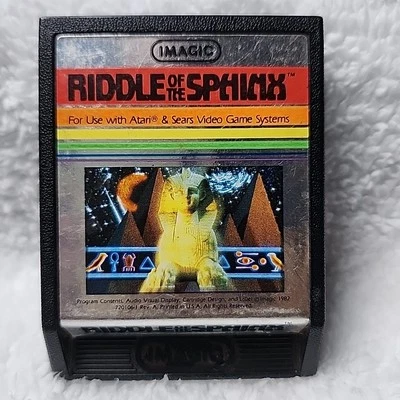 Atari 2600 / Sears Video Game System Riddle of the Sphinx Video Game Cartridge - Image 1 of 4