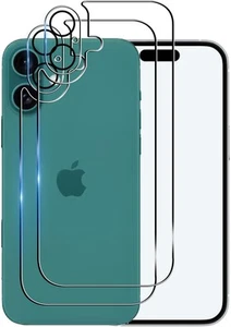 Screen Protector Compatible with iPhone 16 Plus, 2 Pcs Back 16 Plus - Picture 1 of 5