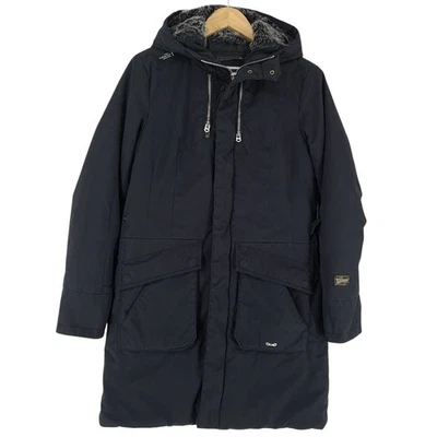 Veste Parka Vintage G-Star Femme Noire À Capuche Tyne Hedley OG7 Taille S - Photo 1/4