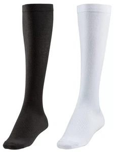 NEU DSG Kompressionsunterstützung Laufsocken 2er-Pack - Größe Large Herren 8 - 13 - weiß - Bild 1 von 3