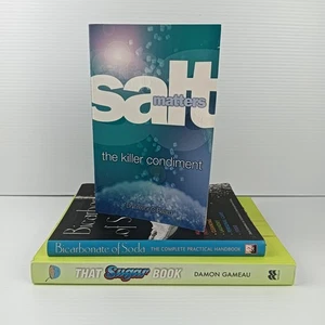 Salt Matters That Sugar Book Bicarbonato de Soda Paquete de libros a granel x 3 PUBLICACIÓN GRATUITA - Imagen 1 de 20