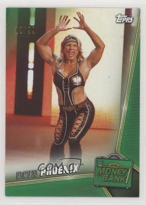 2019 Topps WWE Money in the Bank Green /99 Beth Phoenix #12 - Image 1 of 2