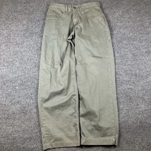 VTG Levis Silvertab Jeans Mens 30x32 BAGGY Green Skater Wide Leg Pants 90s - Picture 1 of 12