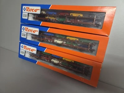 ROCO H0 3x Autotransporter Volkswagen VW DB Ep.3 - 46630 - aus meiner Sammlung - Bild 1 von 4