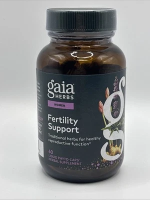 Soporte de fertilidad Gaia Herbs 60 fitocápsulas Foto 1 de 4