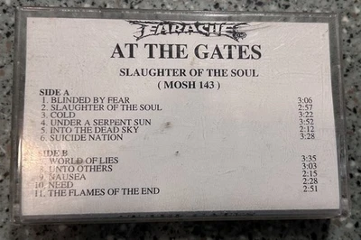 At The Gates - Slaughter Of The Soul 1995 Promo Cassette Tape Death Metal 90’s Foto 1 de 4