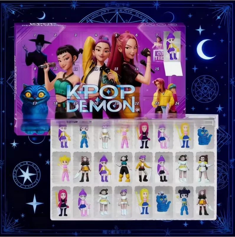 2025 Kpop Demon Advent Calendar - 24 Collectible Figure Toy Countdown