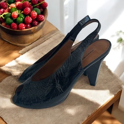 Tacones marc by marc jacobs charol negro talla 6,5 / 36,5 Foto 1 de 4