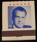 Vintage RICHARD M NIXON Matchbook  1968 PRESIDENTIAL CAMPAIGN cover w/ matches