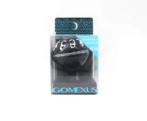 Gomexus A38BKBKSR-G Knob Alu Black Silver 38mm Shimano A , Daiwa S (1489) - Picture 1 of 5