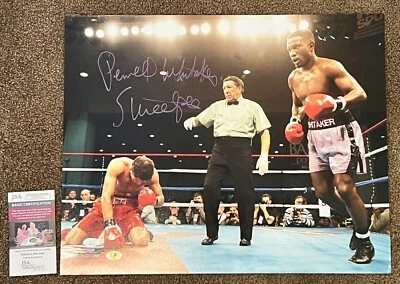Pernell Whitaker Signed 16x20 Photo Inscribed Sweet Pea boxing  HOF JSA COA Rare - Image 1 of 4
